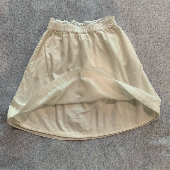GAP White Skirt with Light Blue Trim, Lined - Picture 5 of 5